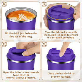 KETIEE reusable mug supports daily hydration and commute routines.