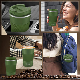 KETIEE one-hand sip-hole enables easy drinking on the go.