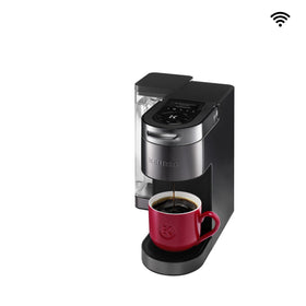 Keurig BrewID technology recognizing your pod to personalize each cup.