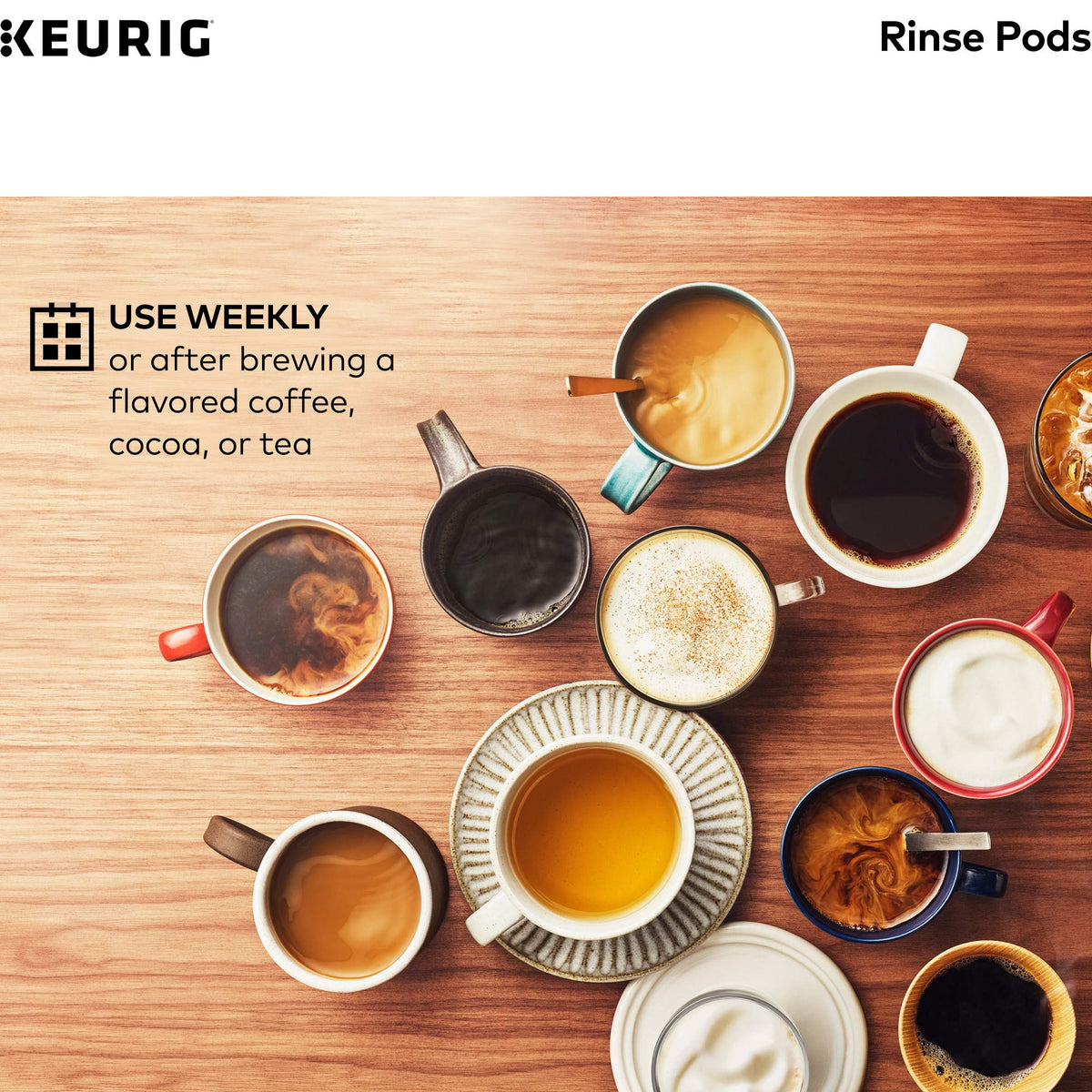 Keurig 6-Month Brewer Care Kit packaging box shows all included components and accessories.