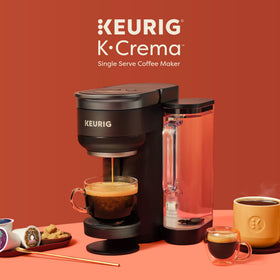 Keurig K-Crema four cup-sizes for versatile portions
