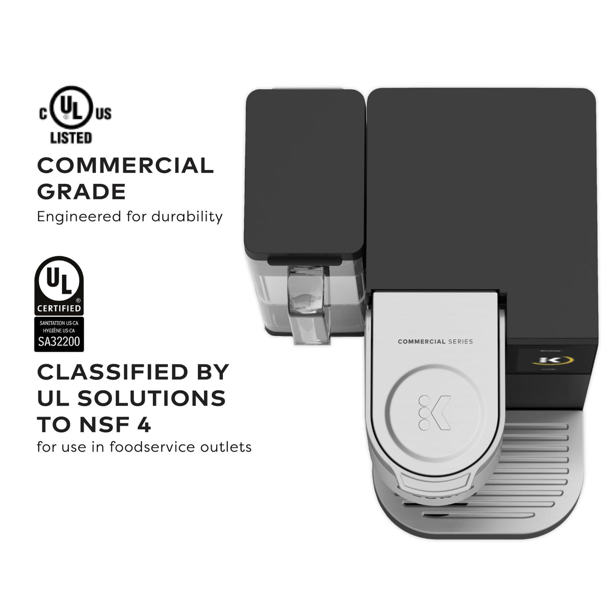 Keurig K-2550 Brew Over Ice mode for refreshing cold beverages.