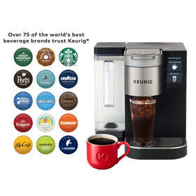 Keurig K-2550 screen saver energy-saving feature reduces idle power.