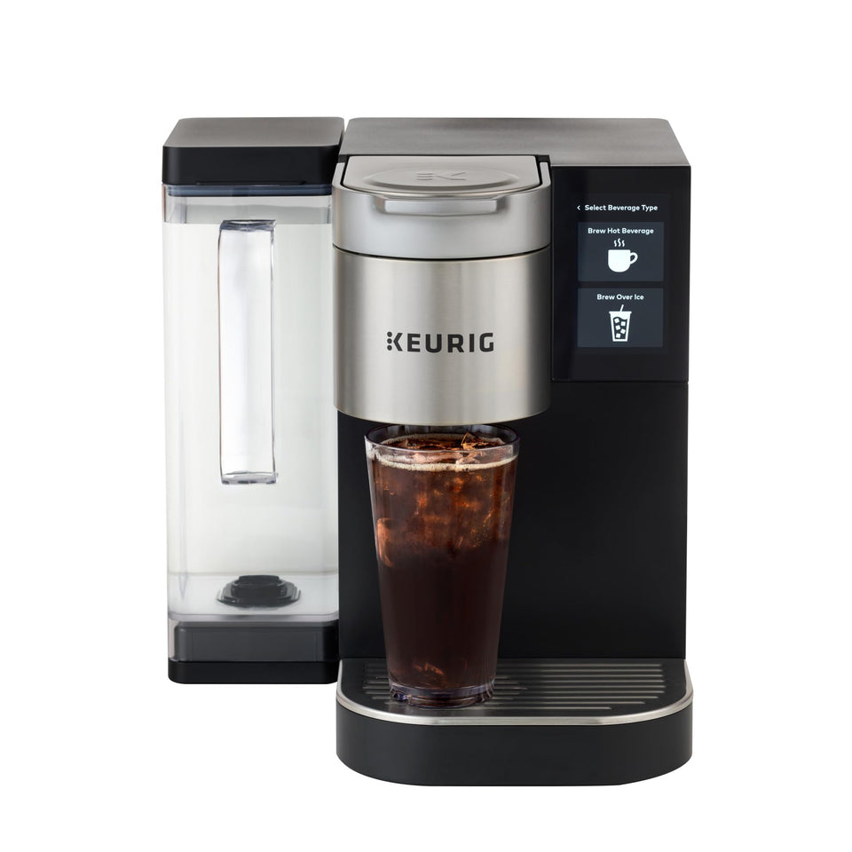 Keurig K-2550 water reservoir holds 110 oz for extended service.