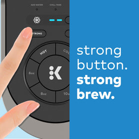 Compatible with standard K-Cup pods for convenient brewing.