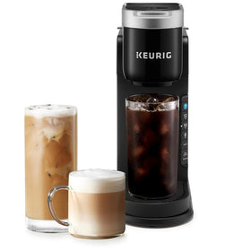 Keurig K-Café Barista Bar front view in black, compact home coffee setup.