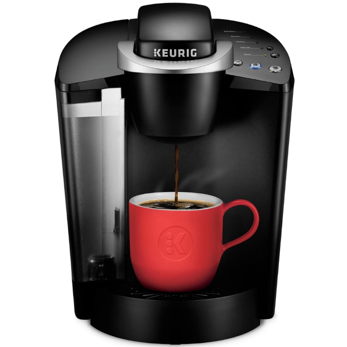 Keurig K-Classic front view showing compact design for busy kitchens.