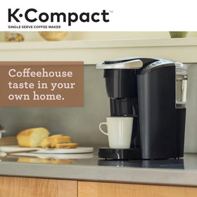 Keurig K-Compact hot water option for instant beverages on demand