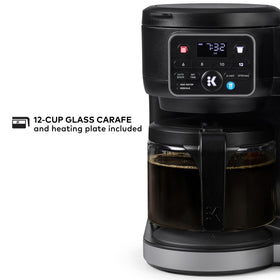 Keurig K-Duo Gen 2 12-cup carafe demonstrates crowd-ready brewing.