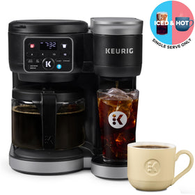 Keurig K-Duo Gen 2 front-panel controls simplify setup.