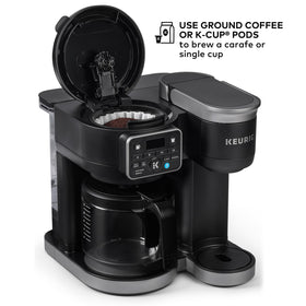 Keurig K-Duo Gen 2 Strong Brew and Extra Hot for bold cups.