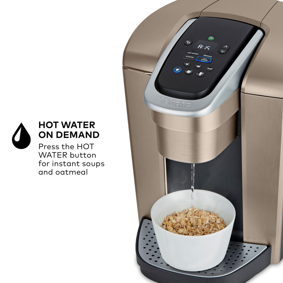 K-Elite offers 4-12 oz cup sizes for versatile beverages.