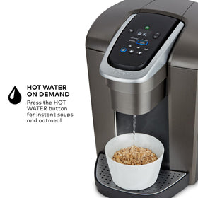Keurig K-Elite five brew sizes cover 4–12 oz options.