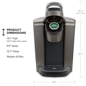 Keurig K-Elite hot water on demand for instant soups or oatmeal.