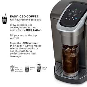 Keurig K-Elite temperature control lets you tailor brew warmth.