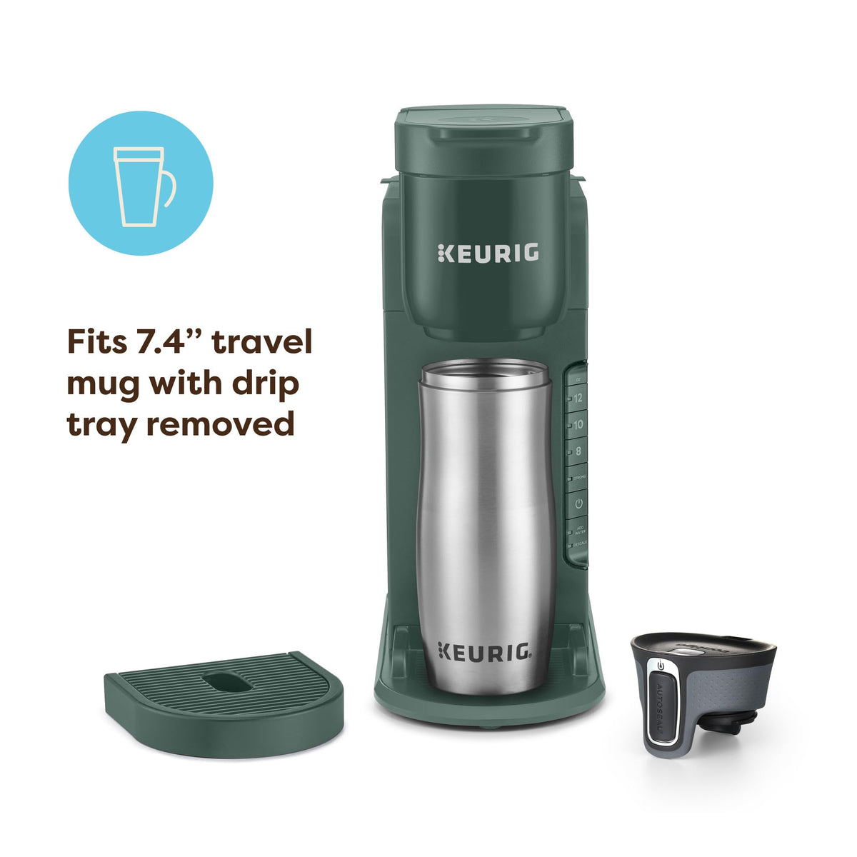 Keurig K-Express 42oz reservoir enables back-to-back brewing with fewer refills