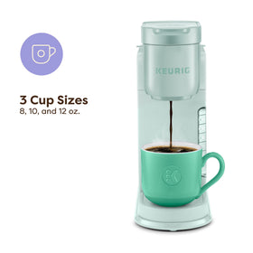 Keurig K-Express 8oz cup size ideal for quick wake-ups.