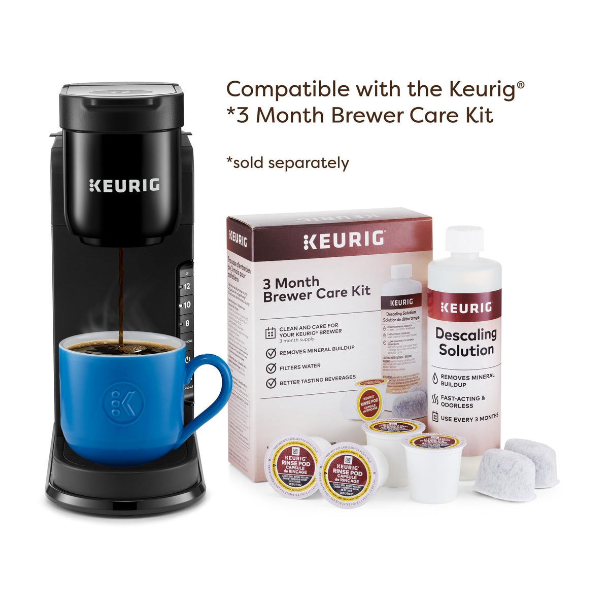 Keurig K-Express auto off keeps energy use low after brewing