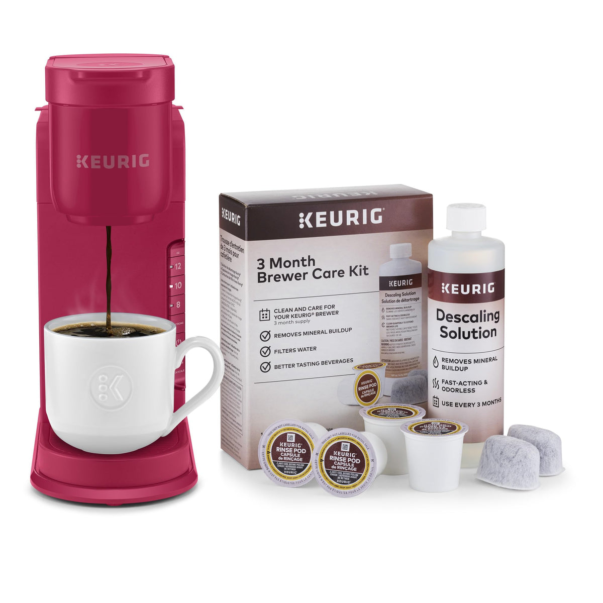 Keurig K-Express 34.5-inch cord length supports flexible placement.