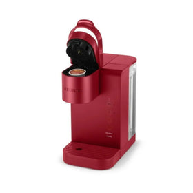 Keurig K-Express Essentials 45oz reservoir visible for multiple cups before refilling.