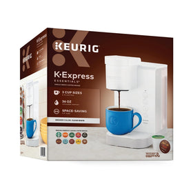 Keurig K-Express Essentials compact design saves counter space.
