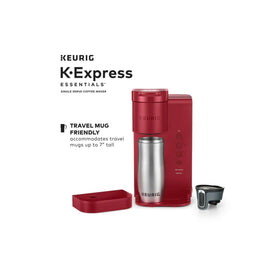 Keurig K-Express Essentials fast brew action quickly delivers hot coffee.