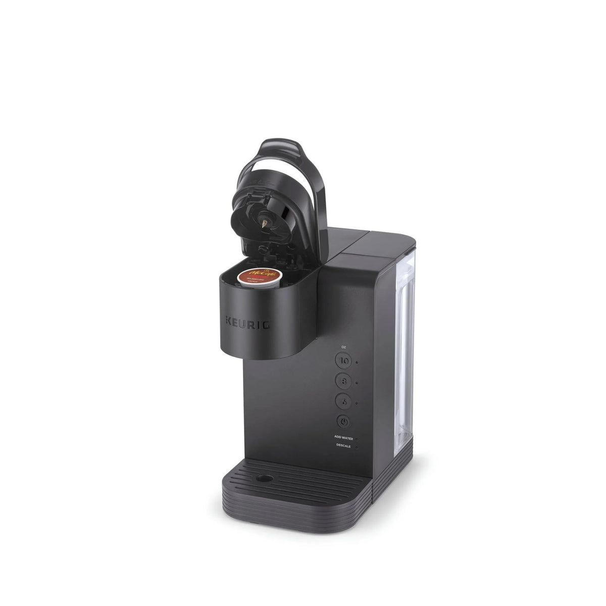 Compact design of Keurig K-Express Essentials Matte Gray fits apartments or dorms.