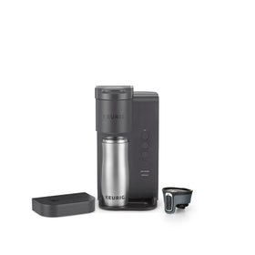 Cup-dispenser area ready for single-serve cups with Keurig K-Express Essentials.