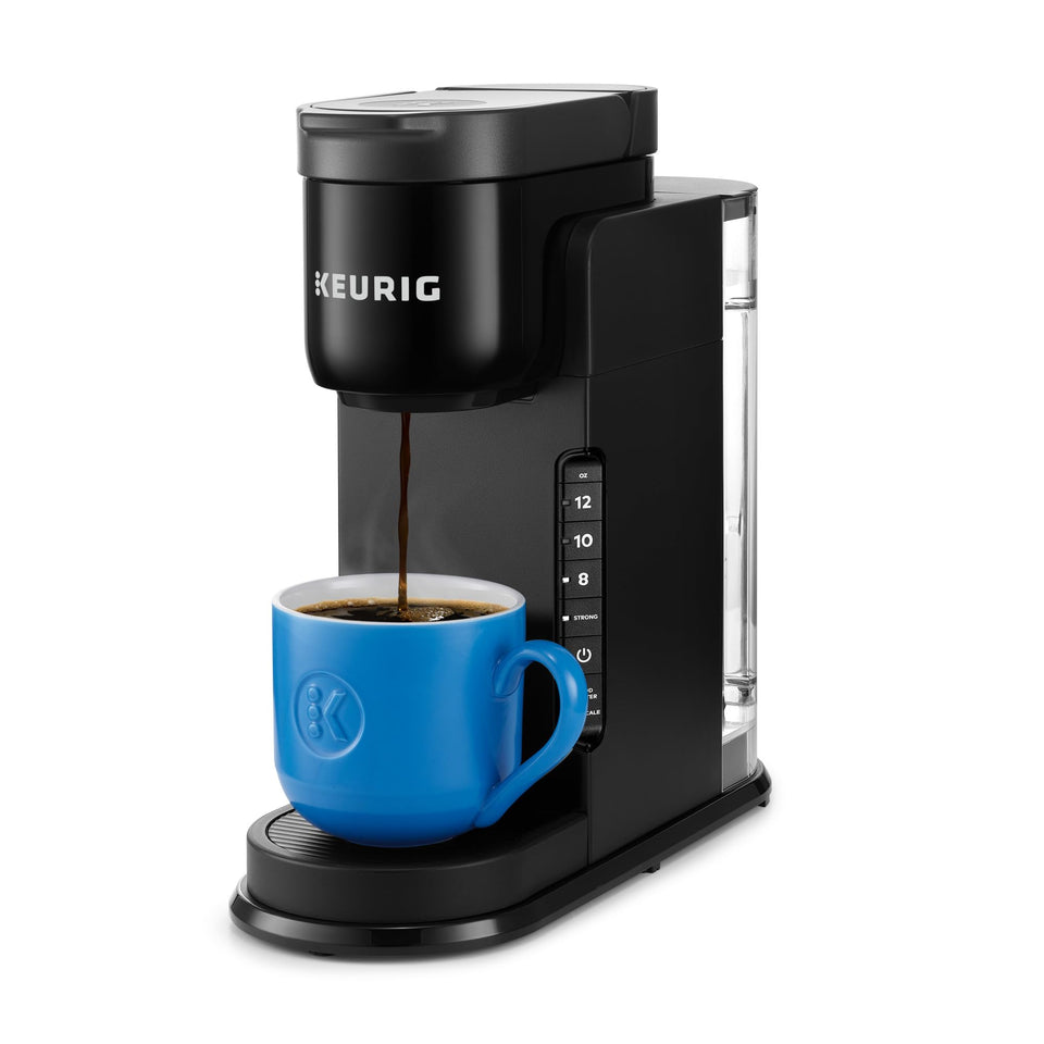 Keurig K-Express front view showing a sleek, compact design for quick mornings