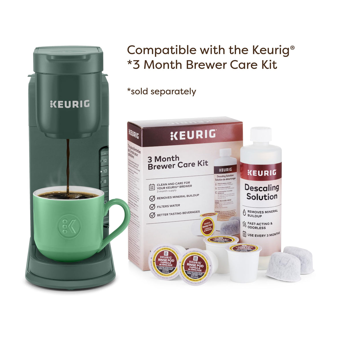Keurig K-Express My K-Cup compatibility lets you use your own grounds