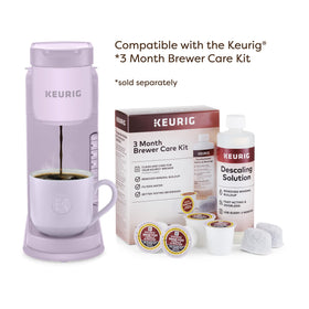 Keurig K-Express removable drip tray enables tall travel mugs.