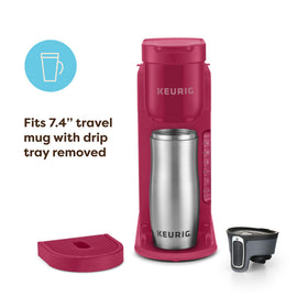 Keurig K-Express travel-mug compatibility supports larger cups up to 7.4 inches.