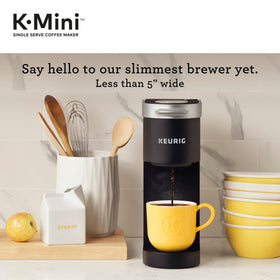 Keurig K-Mini brew size option 6-12oz for customizable cups