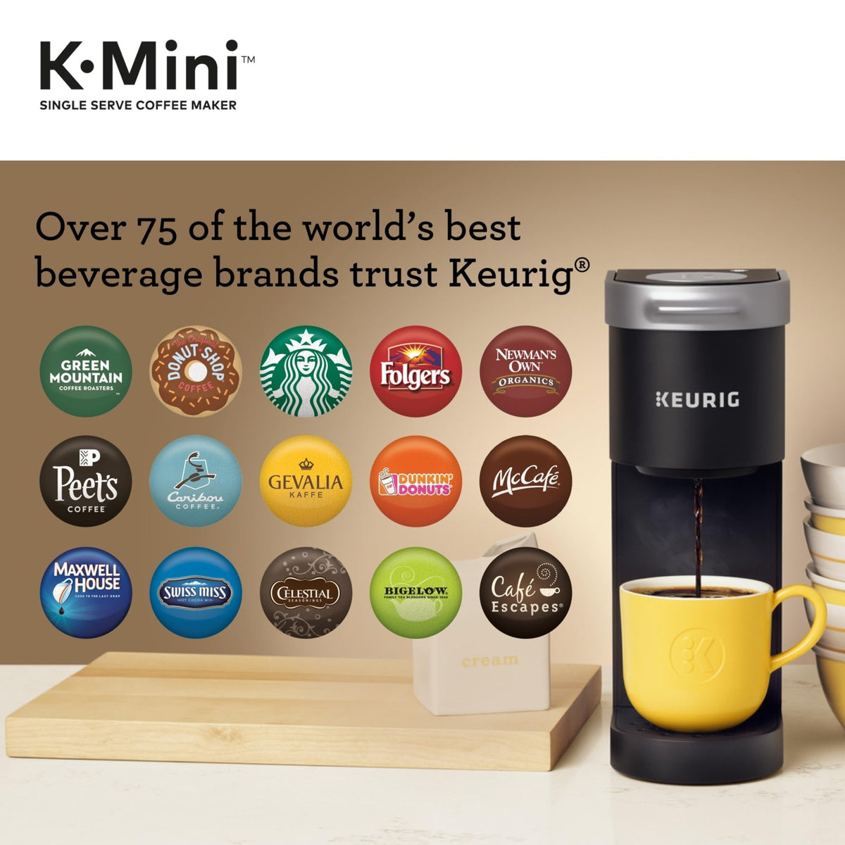 Keurig K-Mini box contents shown in product packaging