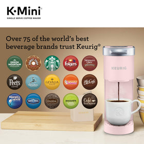 K-Mini packaging box and included brewer