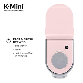 K-Mini cord storage feature keeps countertops tidy