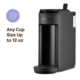 Keurig K-Mini Mate brews up to 12 oz per cup.