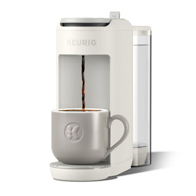 Keurig K-Mini Mate Plus compact design on a counter for space saving