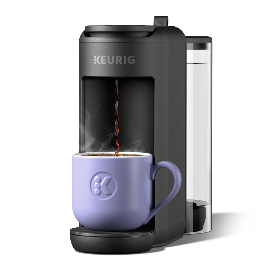 Keurig K-Mini Mate Plus compact design on kitchen counter for small spaces
