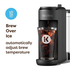 Keurig K-Mini Mate Plus Strong Brew button for a bolder cup