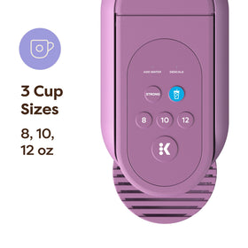 Keurig K-Mini Mate Plus under 5 inches wide saves counter space.