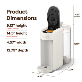 Keurig K-Mini Mate Plus warm stone color on a countertop