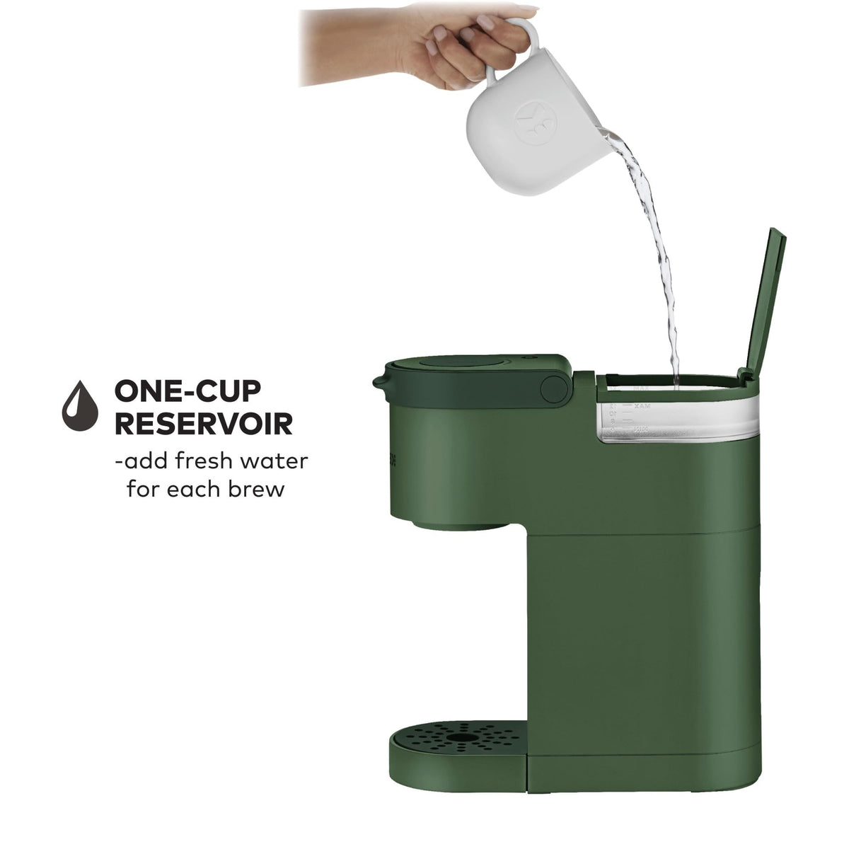 Keurig K-Mini My K-Cup compatible for using your own grounds.