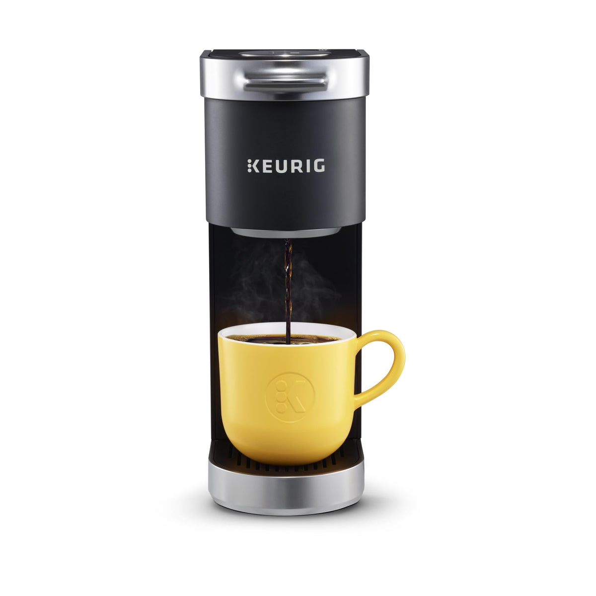 Keurig K-Mini Plus compact design saves counter space in a small kitchen
