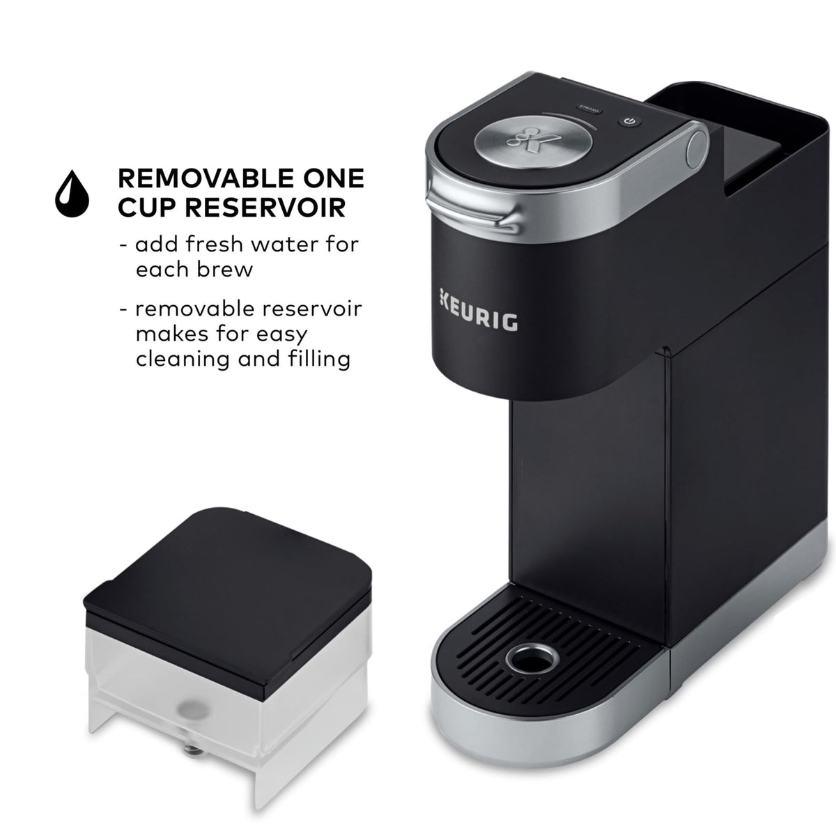 Keurig K-Mini Plus pod storage unit holds up to 9 pods