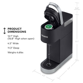 Keurig K-Mini Plus removable drip tray fits travel mugs