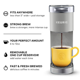 Keurig K-Mini Plus removable reservoir for easy filling between brews.