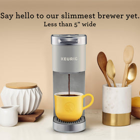 Keurig K-Mini Plus strong brew option for a bolder cup.