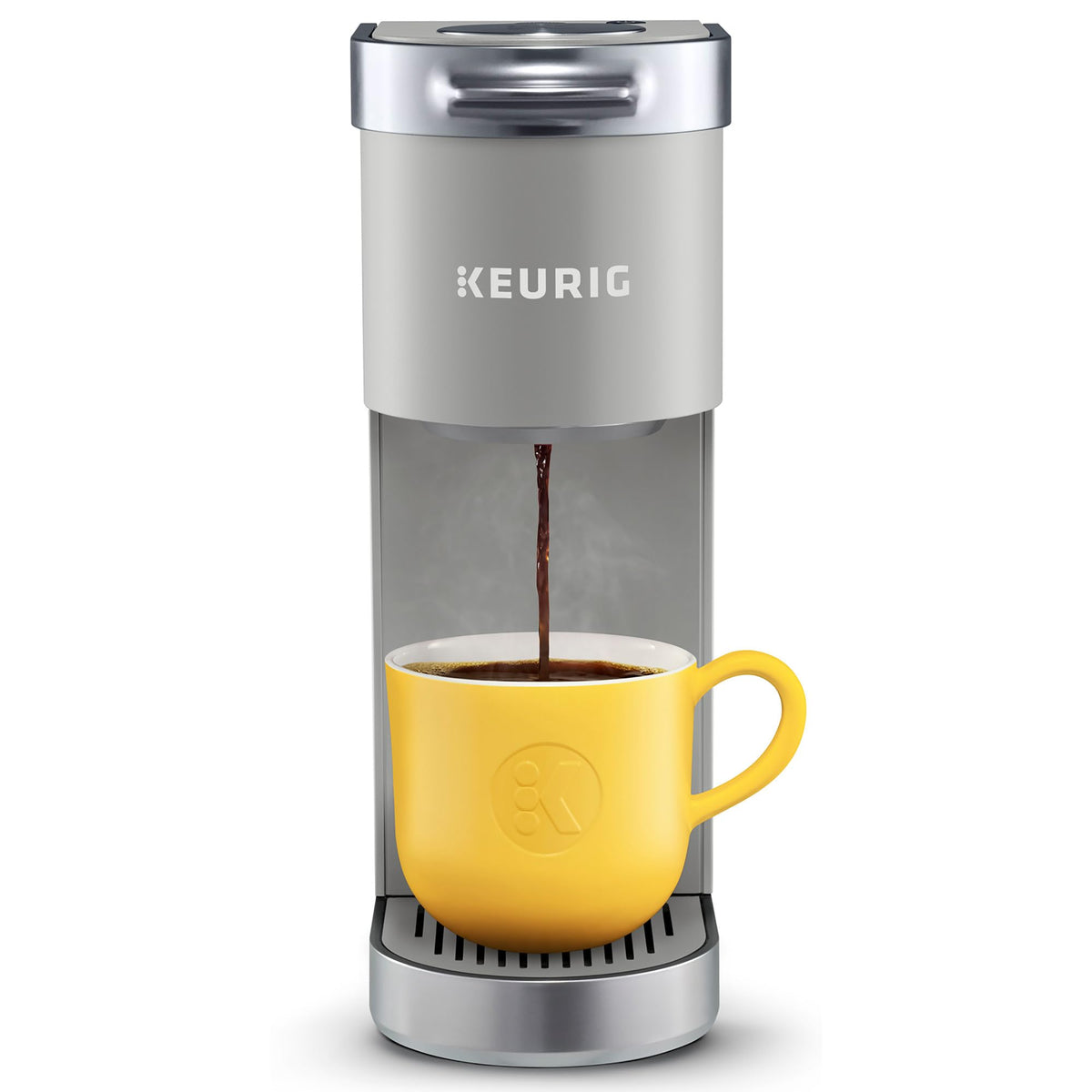Keurig K-Mini Plus compact design fits small kitchens and desks.