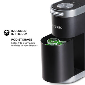 Keurig K-Mini Plus travel mug friendly design for on-the-go cups